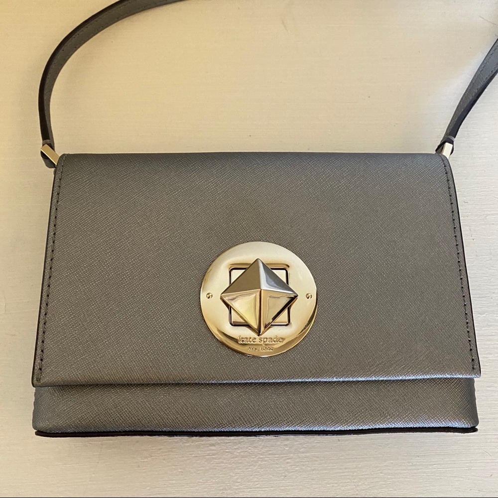 Kate Spade Silver Newbury Lane Sally Crossbody